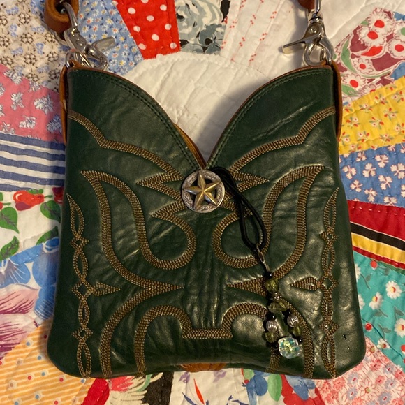 Nocona Bags Leather Purse Made From A Nocona Boot Poshmark